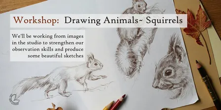 Workshop: Drawing Animals- Squirrels, for Beginners +, Eindhoven
