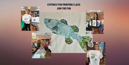 Gyotaku Fish Printing Fun Workshop