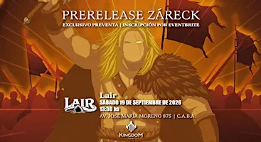 Prerelease Záreck™ - Lair (19-09-2026) | Kingdom TCG™