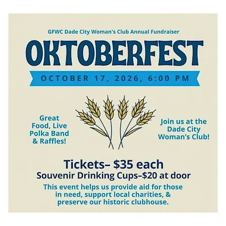 Dade City Woman's Club Oktoberfest