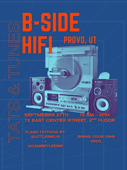 TATS & TUNES: B-Side HiFi Open House