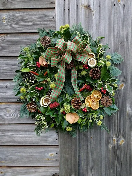 Christmas Wreath Workshop #1 with festive nibbles and refreshments