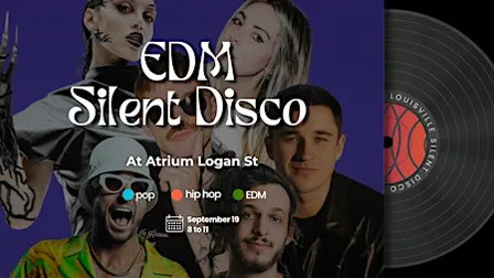 EDM Silent Disco at Atrium Logan Street