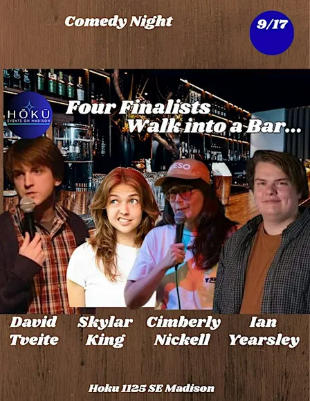HOKU Comedy Night: Four Finalists Walk into a Bar...