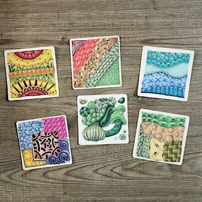 Zentangle Intermediate: Colorized Tangles
