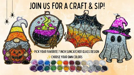 Craft & Sip - Glass Suncatcher Workshop - at Wibby Brewing!