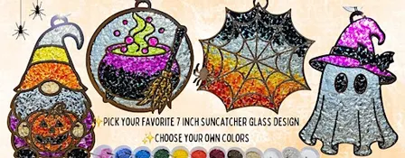 Craft & Sip - Glass Suncatcher Workshop - at Wolf & Honey!