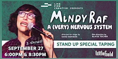 Mindy Raf - Stand up Special Taping