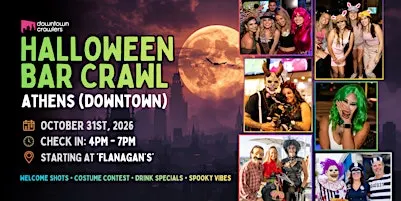 Halloween Bar Crawl 10/31 - ATHENS (Downtown)