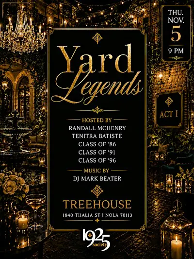 YARD LEGENDS -CELEBRATING XAVIERITES WHO GRADUATED IN THE 80'S & 90'S