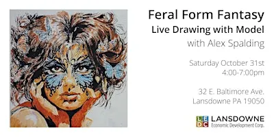 Feral Form Fantasy Live Drawing Event with model