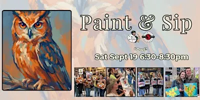 Paint & Sip in Eugene, Oregon “Owl”