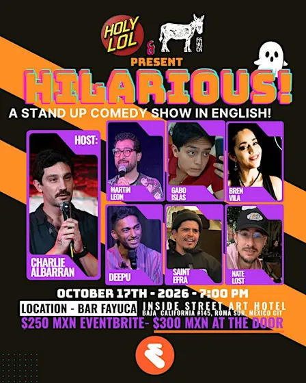 HILARIOUS! A (Spooky) Stand Up Comedy Show in English