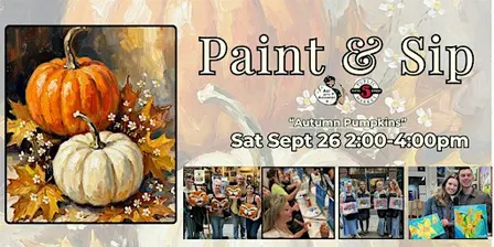 Paint & Sip in Eugene, Oregon  “Autumn Pumpkins”