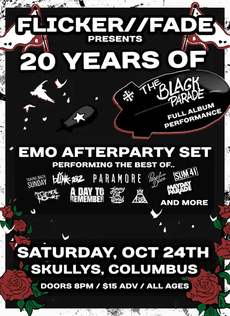 20 Years Of The Black Parade - Emo Night - Columbus