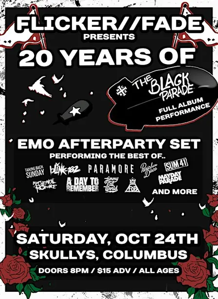 20 Years Of The Black Parade - Emo Night - Columbus