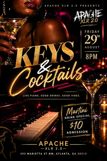 Dinner & A Date Presents : Keys & Cocktails