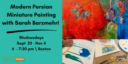 Modern Persian Miniature Painting With Sarah Barzmehri