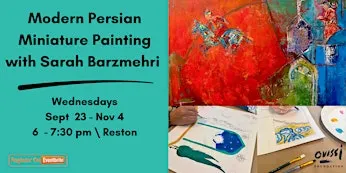 Modern Persian Miniature Painting With Sarah Barzmehri