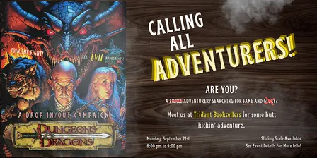 Calling All Adventurers! - a D&D Drop In/Out Campaign