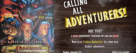 Calling All Adventurers! - a D&D Drop In/Out Campaign