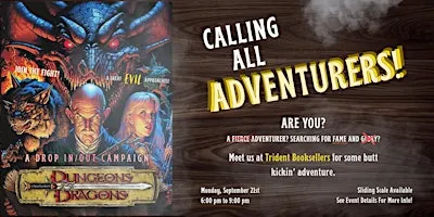 Calling All Adventurers! - a D&D Drop In/Out Campaign