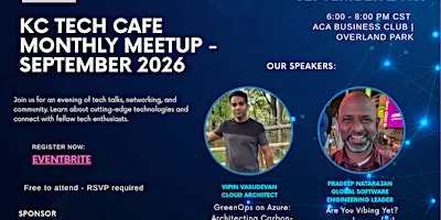 KC Tech Cafe - September Meetup