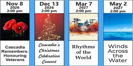 Cascadia Wind Ensemble Concert Series 2026 - 2027