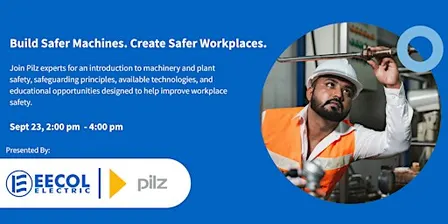 EECOL and Pilz Machine Safeguarding