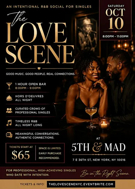 The Love Scene: An Intentional Social for Professional Singles
