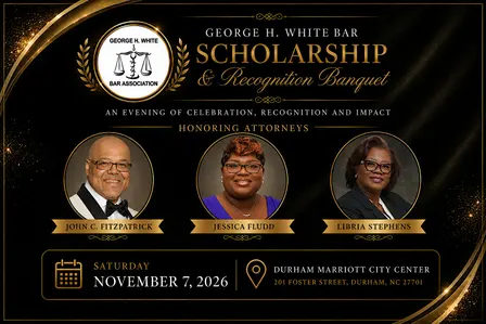 2026 Annual George H. White Bar Association Banquet