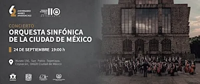 Concierto Orquesta Sinfónica de la Ciudad de México en el Anahuacalli