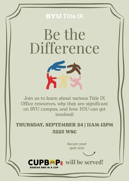 Be the Difference