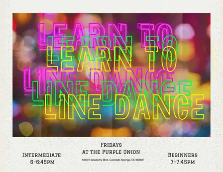 Beginners Line Dance Group Class