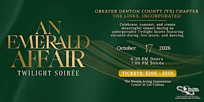 An Emerald Affair Fundraiser:  Twilight Soiree