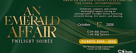 An Emerald Affair Fundraiser:  Twilight Soiree