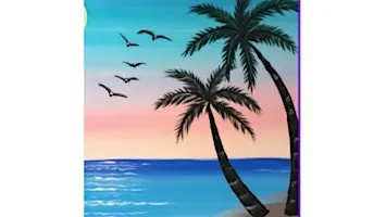 BYOB Paint & Sip: Ombre Palms