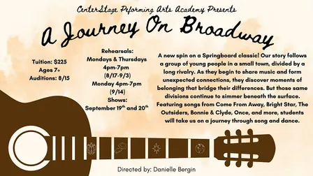 SATURDAY, SEPTEMBER, 19TH 6:00 PM - JOURNEY ON BROADWAY
