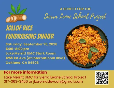 4th Annual Sierra Leone School Project Fundraiser Dinner