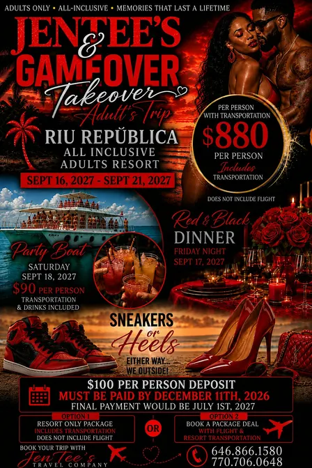 JenTee’s Takeover Adult's RIU REPUBLIC