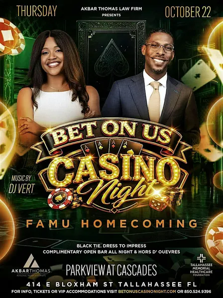 Akbar Thomas Law Firm presents BET ON US "Casino Night"