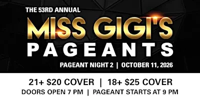 The "Miss Gigi's" Pageant (Night 2)