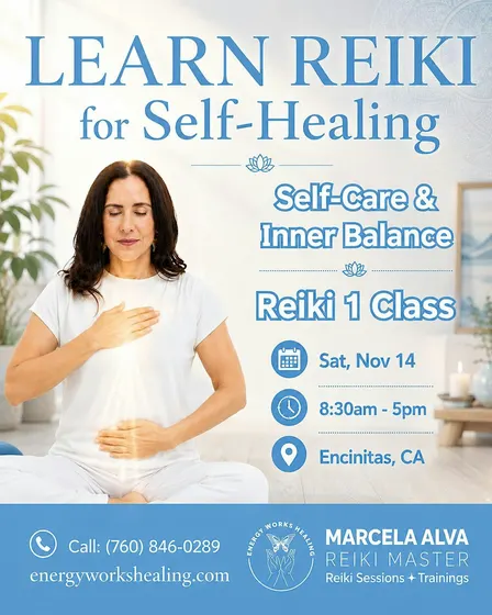 REIKI 1 TRAINING, Heal Yourself and Help Others