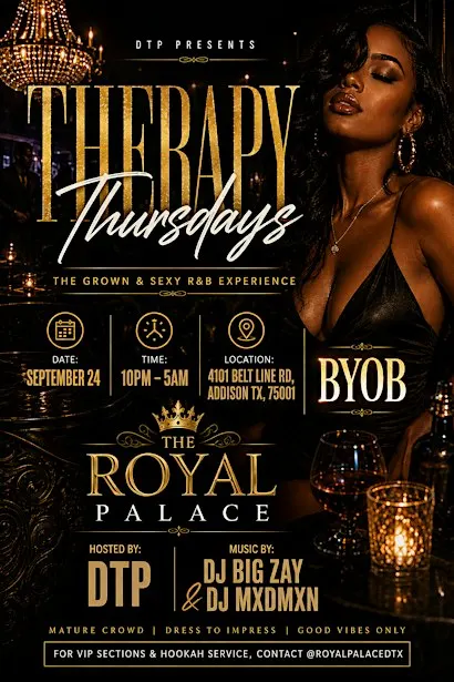 Therapy Thursday BYOB R&B Experience