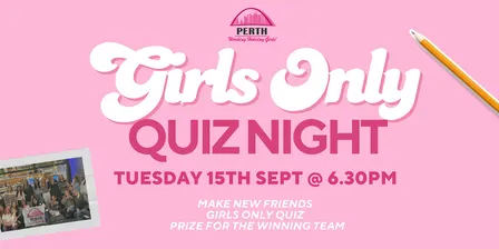 Girls Only Quiz Night | Perth Working Holiday Girls