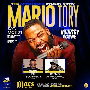 THE YARD AFTER DARK COMEDY SHOW (RELAX & CHILL)