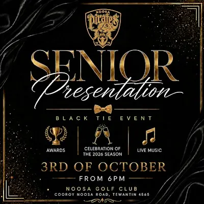 2026 Noosa Pirates Senior Presentation Night