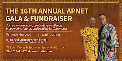 2026 APNET Gala & Fundraiser: Celebrating 16 Years of Impact