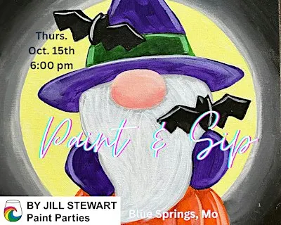 Halloween Gnome Paint Party