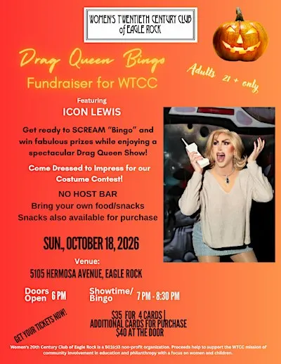 Drag Queen Bingo Fundraiser -- Halloween Edition!
